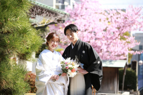 神社婚 五社神社の結婚式の様子 株式会社浜松マルキチ ウエディングドレス貸衣裳